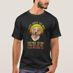 Jeden Snack, den du machst Golden Retriever Hund T-Shirt