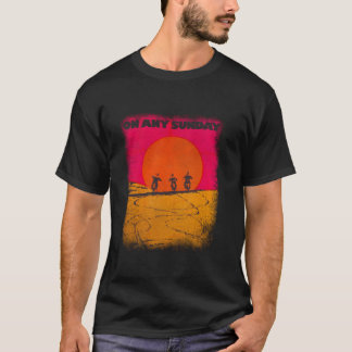 Jeden Sonntag 1971 Vintages Motocross Filmplakat T-Shirt