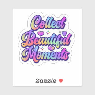 Jeden Tag einbinden und wunderschöne Momente samme Aufkleber