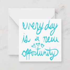 Jeden Tag gibt es eine Valentine Note Card Mitteilungskarte