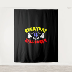 Jeden Tag ist Halloween Wandteppich