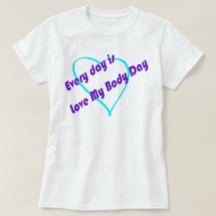 Jeden Tag ist Liebe Mein Body Day Plus Größe Tank