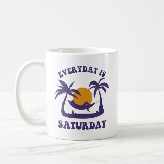 Jeden Tag ist Samstag Kaffeetasse (Links)