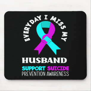 Jeden Tag verzeihe ich meine Husband Support Suici Mousepad