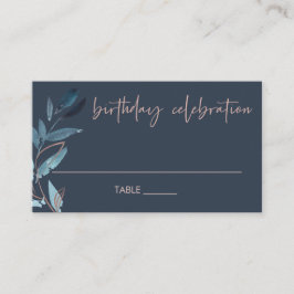 JEDER ALTER NAVY PINK BLUE FOLIAGE WREATH GEBURTST PLATZKARTE