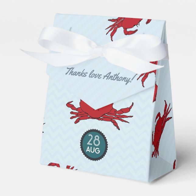 Jeder Anlass Crab Fest danke Gast Geschenkschachtel (Vorderseite)