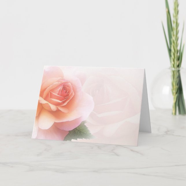 Jeder Anlasswatercolor-Rosen-Gruß-Karte Karte (Vorderseite)