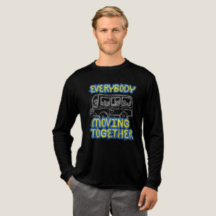 Jeder bewegt sich zusammen. EMTR01 Tri-Blend Shirt