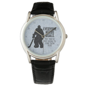 Jeder braucht Goals (Hockey) Armbanduhr