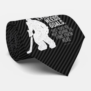 Jeder braucht Ziele (Hockey) Neck Tie Krawatte