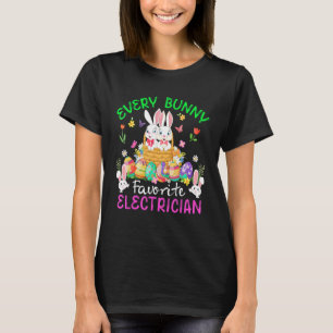 Jeder Bunny Lieblings-Elektro-Bunnies mit T-Shirt
