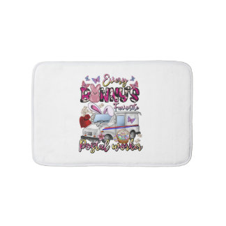 Jeder Bunny Lieblings Postal Vorker Badematte