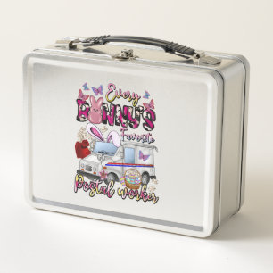 Jeder Bunny Lieblings Postal Vorker Metall Brotdose