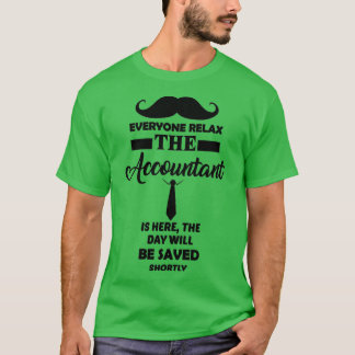 Jeder, der sich entspannen kann, ist hier ein sonn T-Shirt
