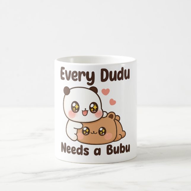 Jeder Dudu braucht einen Bubu-Panda-Mug l Süßer Bä Kaffeetasse (Mittel)