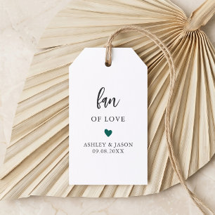 Jeder Farbfan der Liebe, Handfan-Gefallen, Hochzei Geschenkanhänger