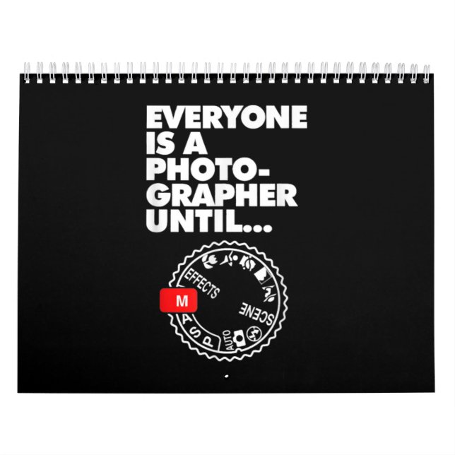 Jeder Fotograf bis zum manuellen Modus Kalender (Titelbild)