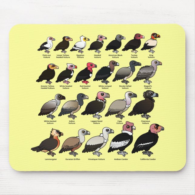 Jeder Geier Mousepad (Vorne)