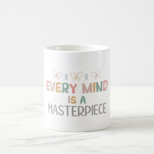 Jeder Geist ist ein Meisterwerk Autismus Akzeptanz Kaffeetasse