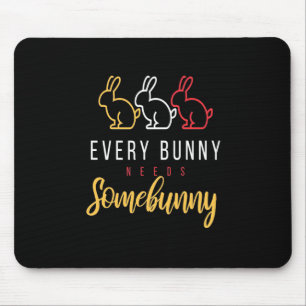 Jeder Hase braucht etwas Sonne Mousepad