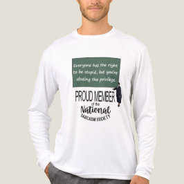 Jeder hat das Recht dumm zu sein Sarkastische Zita Tri-Blend Shirt