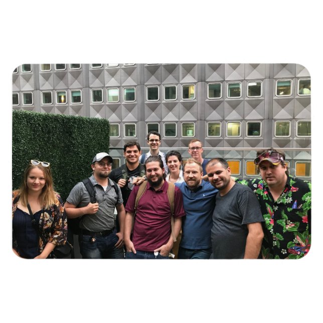 Jeder hat heute Abend Spaß Magnet (Horizontal)