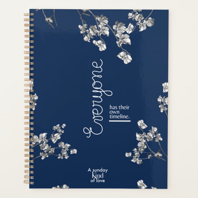 Jeder hat seinen eigenen Zeitplan Planer (Vorderseite)