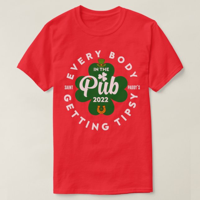 jeder in der Kneipe, der eine heiße Pause bekommt T-Shirt (Design vorne)