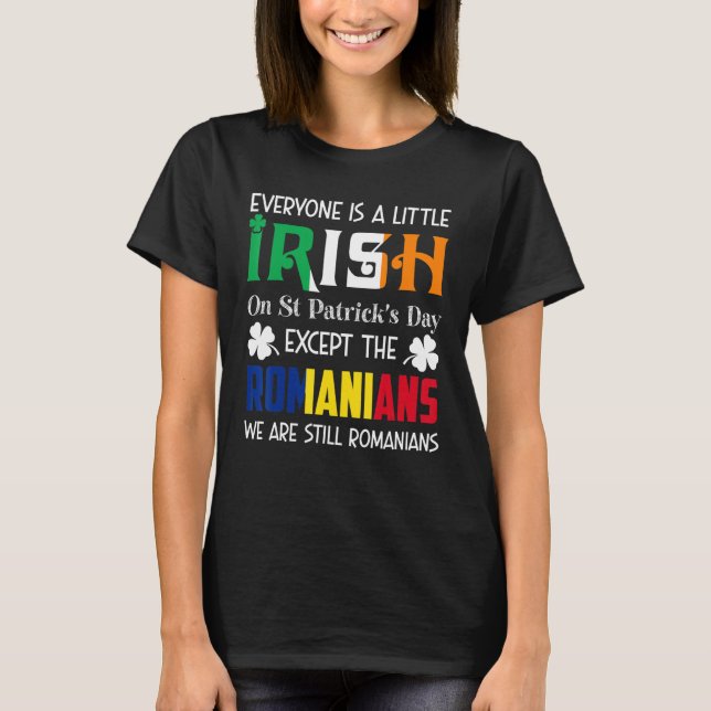 Jeder ist ein bisschen irisch am St. Patricks Day  T-Shirt (Vorderseite)