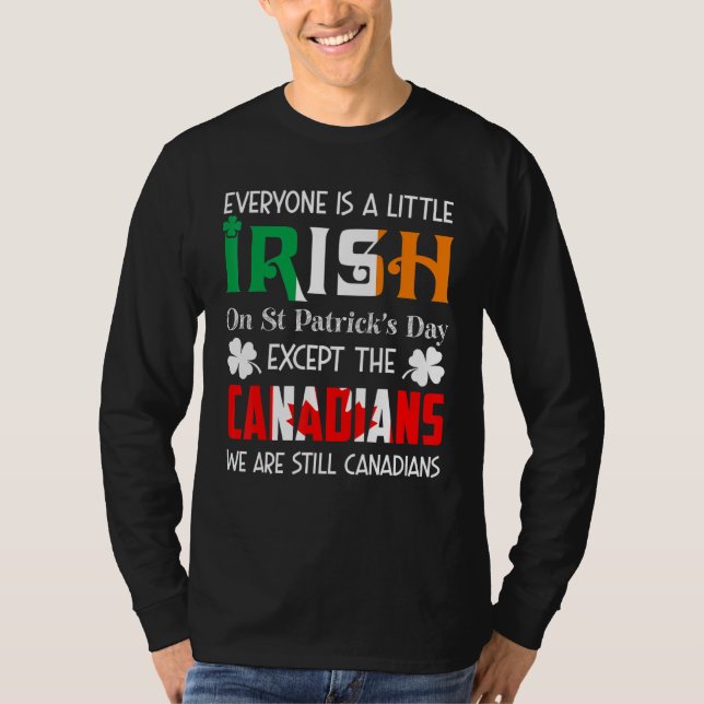 Jeder ist ein bisschen irisch auf St Patricks Day  T-Shirt (Vorderseite)