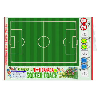 Jeder ist ein Fußball-Trainer-Strategie-Brett