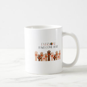 Jeder ist hier Idaho Lehrer willkommen Kaffeetasse