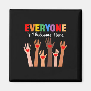 Jeder ist hier Idaho Lehrer willkommen Magnet