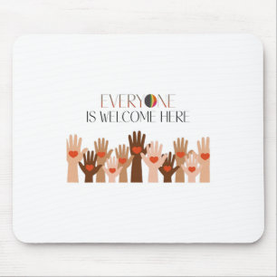 Jeder ist hier Idaho Lehrer willkommen Mousepad