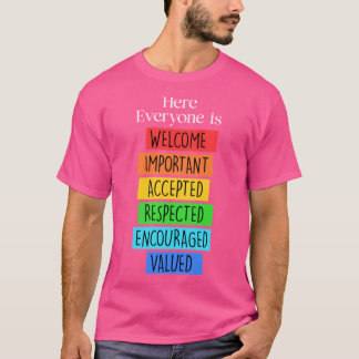Jeder ist hier Idaho Lehrer willkommen T-Shirt