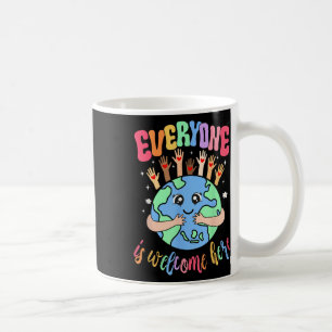 Jeder ist hier Idaho Teacher Earth willkommen Kaffeetasse