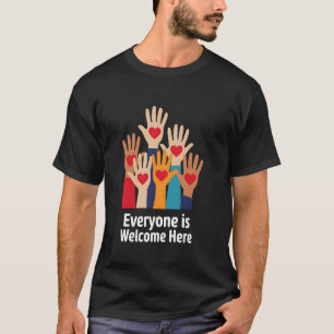 Jeder ist hier willkommen Idaho Lehrer entfernen W T-Shirt