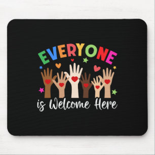 Jeder ist hier willkommen Idaho-Lehrer Mousepad