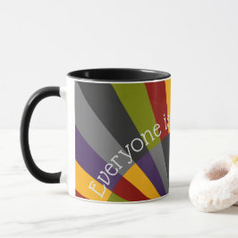 Jeder ist willkommen hier Sunrise Sunset Tasse