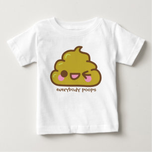 jeder kackt baby t-shirt