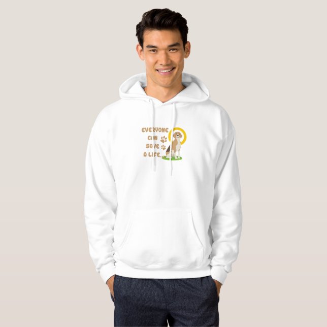 Jeder kann ein Leben gerettet haben Hoodie (Vorne ganz)