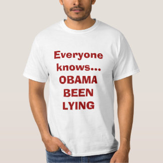 Jeder kennt… LIEGENDEN OBAMA T-Shirt