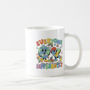 Jeder kommuniziert verschiedene Sprechen Autismus Kaffeetasse