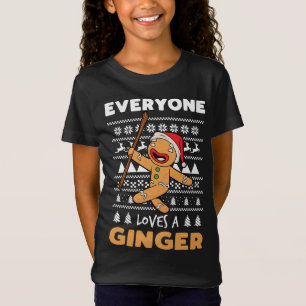 Jeder Liebe ein Ingwer Design Baker Funny Christm T-Shirt