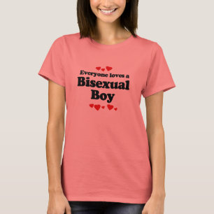 Jeder Lieben ein Bisexual-Junge T-Shirt
