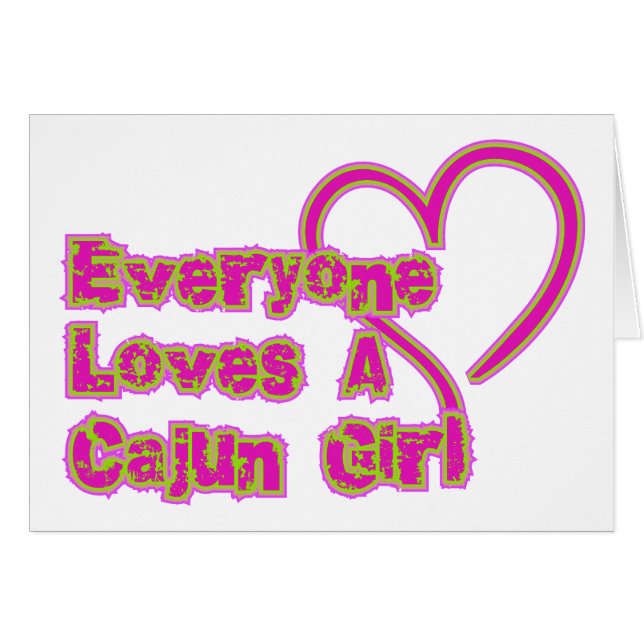 Jeder Lieben ein Cajun Mädchen (Vorderseite (Horizontal))
