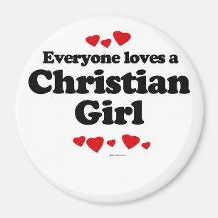 Jeder Lieben ein christliches Mädchen Magnet