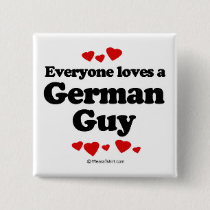 Jeder Lieben ein deutscher Typ Button
