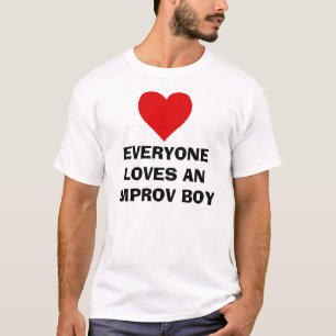 JEDER LIEBEN EIN IMPROV JUNGE T-Shirt