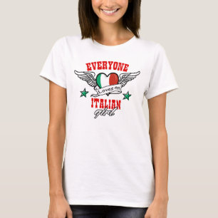 Jeder Lieben ein italienisches Mädchen T-Shirt